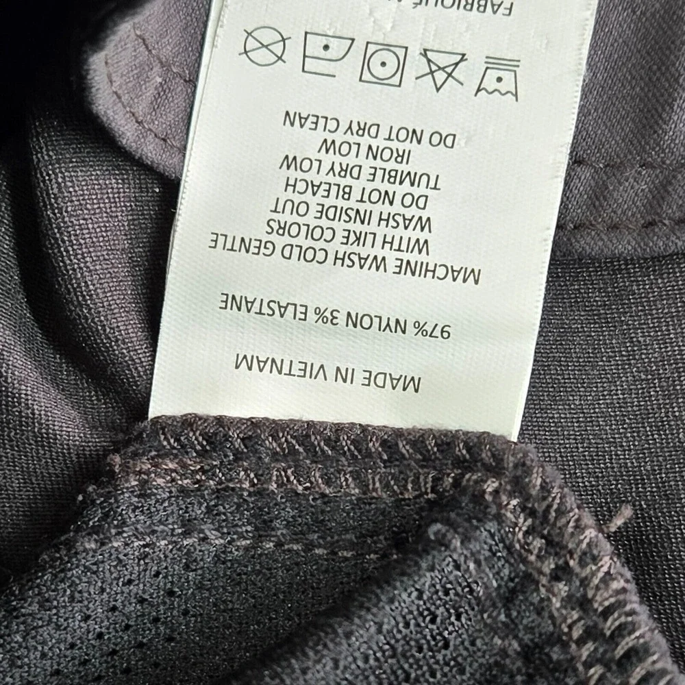 Prana Mens‎ Pants 31Wx30L Gray Straight Fit Nylon Elastane Outdoor Hiking